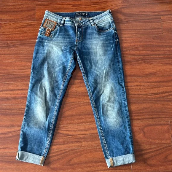 Philipp Plein Size 27 Blue Ankle Jeans for Women - Picture 1 of 6